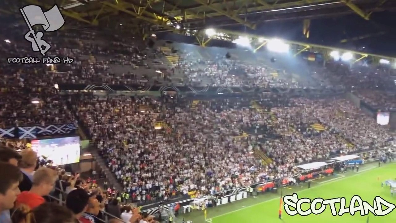 Scotland Fans Sing Flowers Of Scotland In Germany   The Best Of Football Fans HD