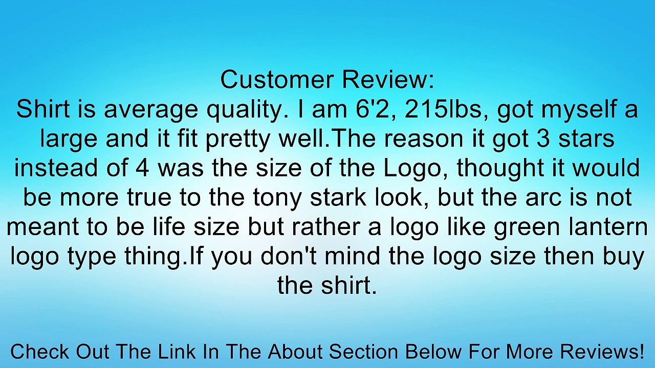 Angled Agressor - Iron Man 3 T-shirt Review