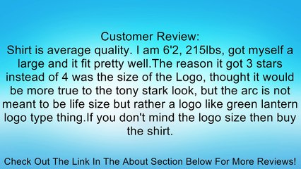 Angled Agressor - Iron Man 3 T-shirt Review