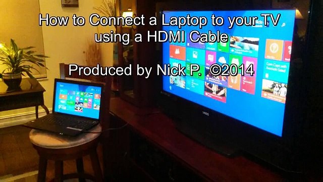 How to Connect Laptop to TV using HDMI - Easy & Fun
