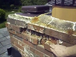 The Home Inspectors Dayton Find Spalling Chimney Bricks