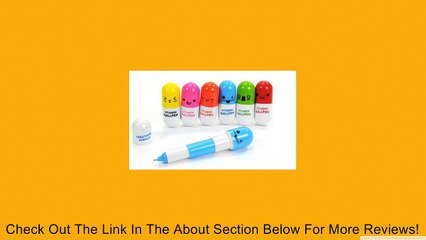 Hot Sale 20pcs/lot, Ballpoint Pen, Vitamin Pill, Novelty Pen, Size12x2.4cm, Gift Pen,multicolor Review