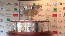 Le trophée de la Coupe Davis exposé à Lille