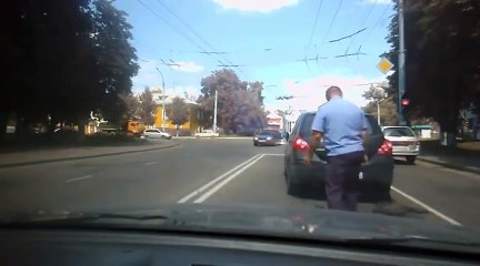 Car Peels Asphalt Off The Road  Funny Videos at videotri