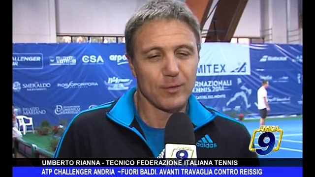 ATP CHALLENGER ANDRIA | Fuori Baldi, avanti travaglia contro Reissing