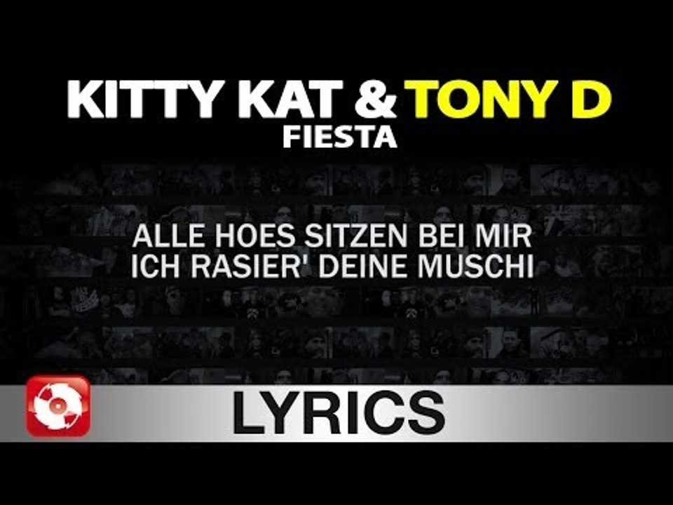 KITTY KAT & TONY D - FIESTA AGGROTV LYRICS KARAOKE (OFFICIAL VERSION)