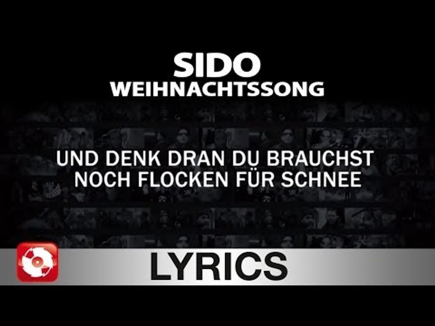 Sido Weihnachtssong Aggrotv Lyrics Karaoke Official Version Video Dailymotion