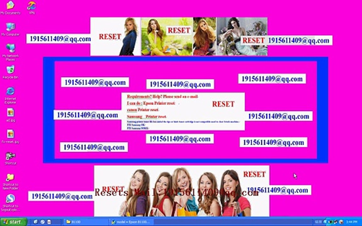RESET EPSON Resets B1100 B1110 Adjustment Program resetter