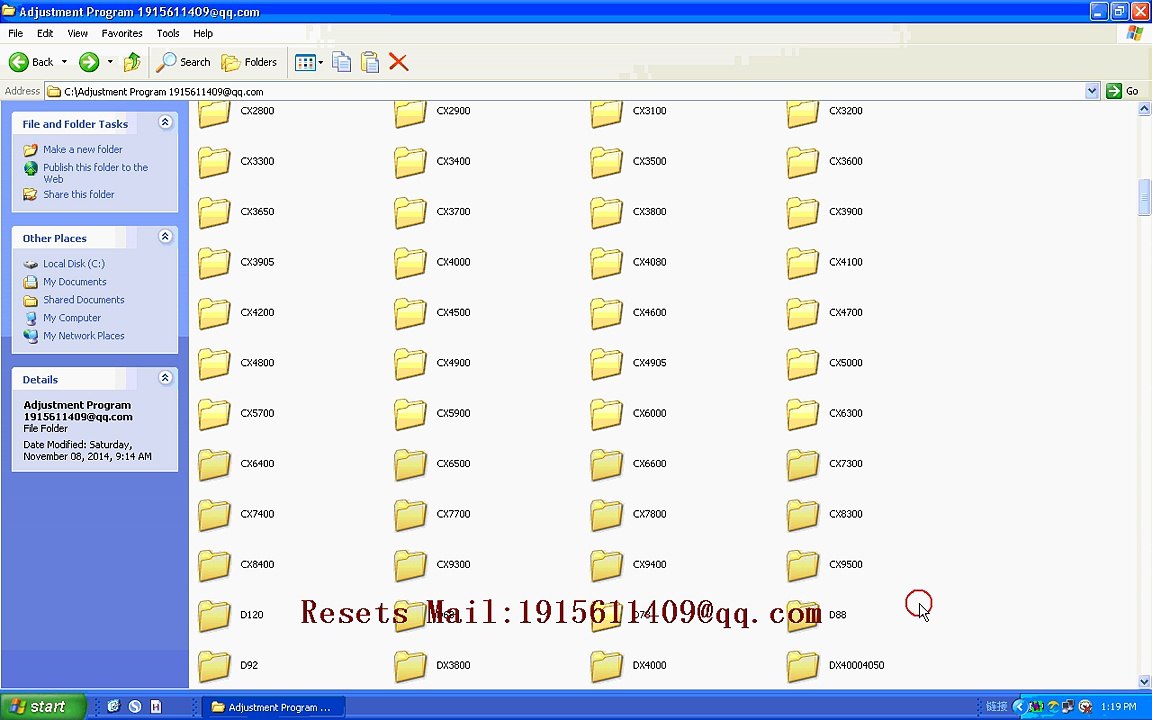 RESET EPSON Resets CX9400 Adjustment Program resetter