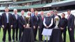 PM Narendra Modi unveils cricket World Cup 2015 trophy