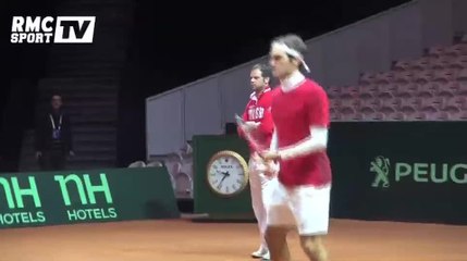 Tennis / Federer présent à l'entraînement - 20/11
