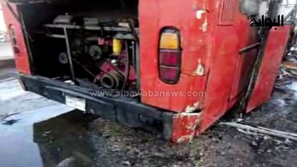 العناية الالهية تنقذ ركاب "3" اتوبيسات بالشرقية من حادثة "تفحم" جديدة