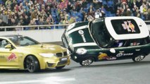 Most donuts (drift spins) around a car driving on two wheels in one minute - Guinness World Records
