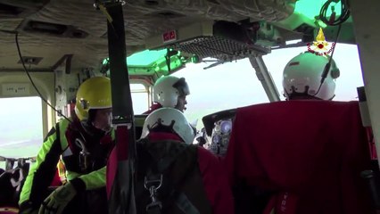 Reggio Emilia - La piena del Po (18.11.14)