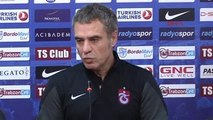 Trabzonspor Teknik Direktörü Ersun Yanal Basın Toplantısı Düzenledi
