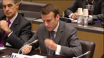 Réduction du temps de travail : audition d'Emmanuel Macron