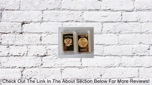 1 OZ 2013 SOVIET RUSSIAN CCCP PURE .999 GOLD LAYERED CLAD COIN BAR Review