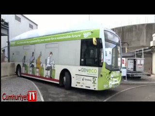 İnsan dışkısı ile çalışan otobüs seferlere başladı