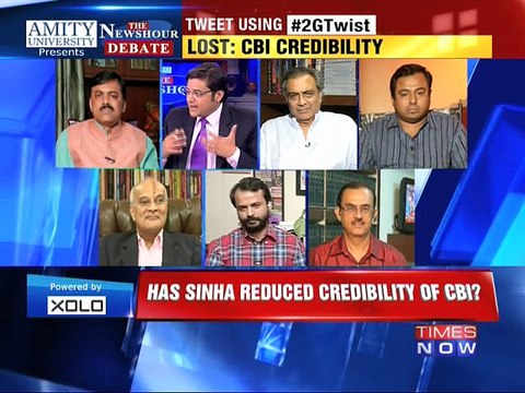 The Newshour Debate: Has CBI Chief Ranjit Sinha reduced credibility of CBI? - 2