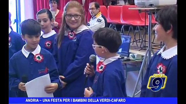 ANDRIA | Una festa per i bambini della Verdi-Cafaro