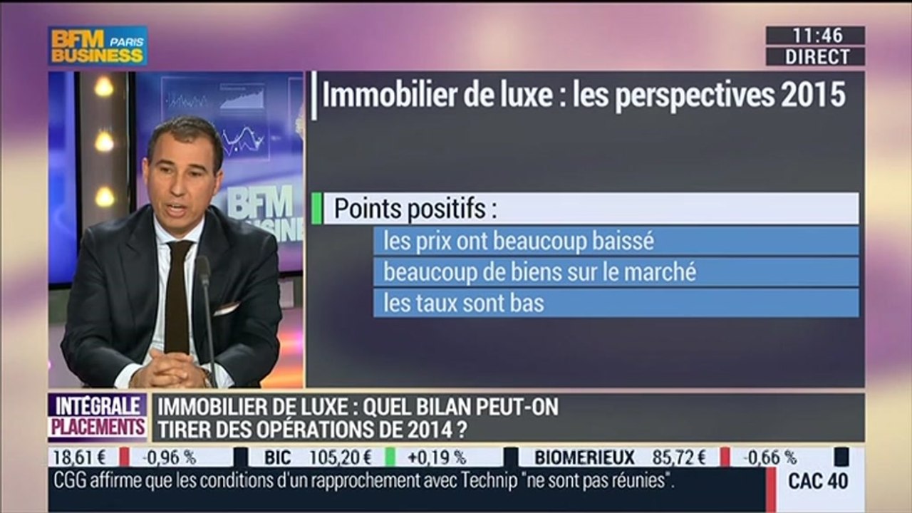 "L'immobilier de luxe reste le moyen le plus sûr de sécuriser son argent": Laurent Demeure - 20/11