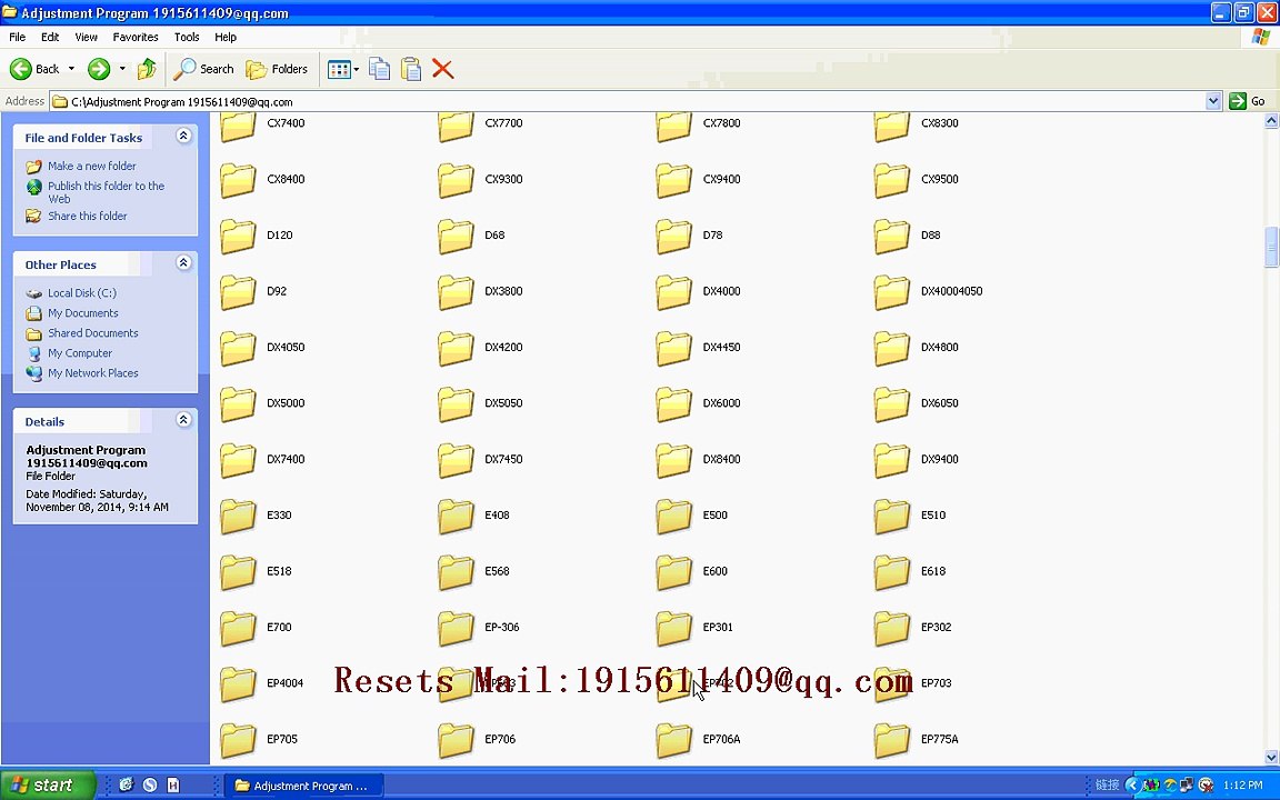 RESET EPSON Resets EP-702 Adjustment Program resetter