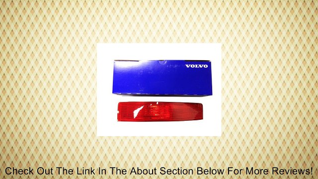 Genuine Volvo XC90 2007-2013 RH Rear Bumper Reflector Lens #31111185 NEW OEM Review