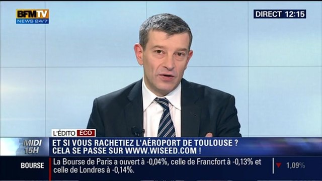 L'Édito éco de Nicolas Doze: WiSEED propose aux particuliers de devenir actionnaires de l'aéroport de Toulouse – 20/11