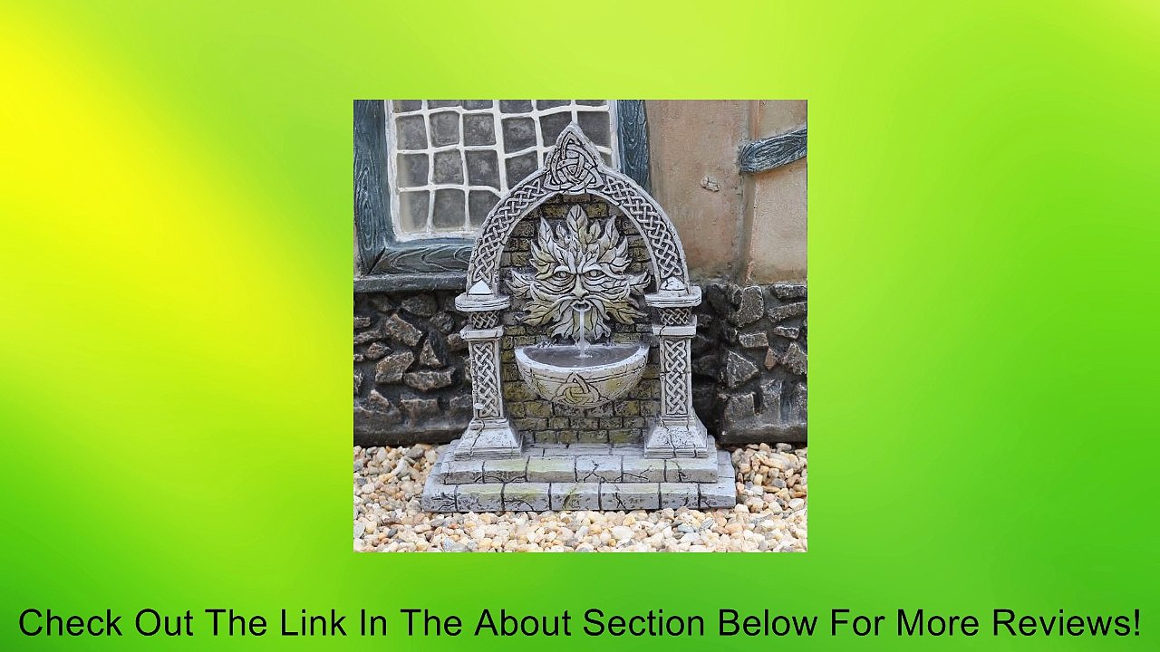 Miniature Celtic Green Man Fountain