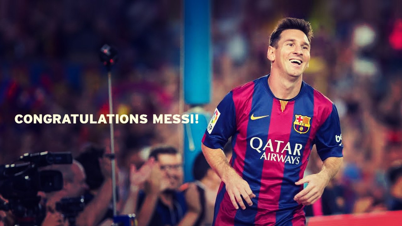 Barça congratulate Messi for breaking Zarra's record