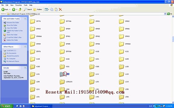 RESET EPSON Resets L110 Adjustment Program resetter