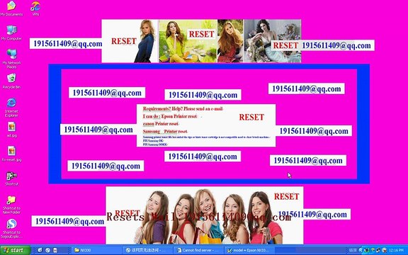 RESET EPSON Resets NX330 Adjustment Program resetter