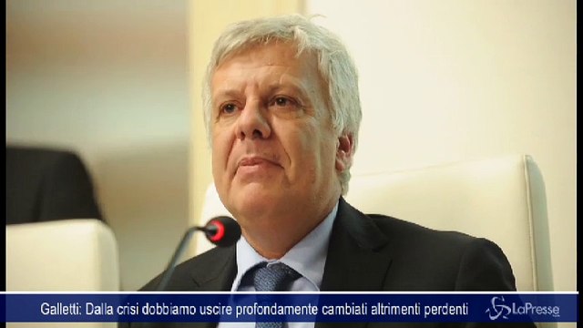 Galletti: Dalla crisi dobbiamo uscire profondamente cambiati altrimenti perdenti