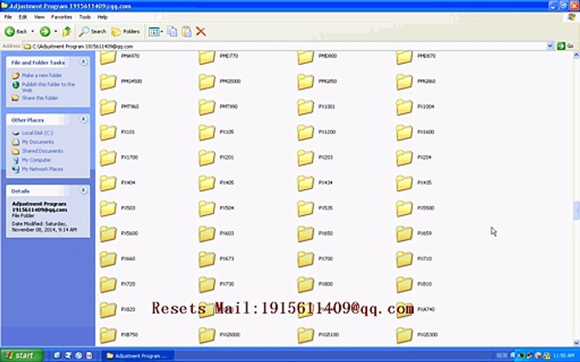 RESET EPSON Resets PX603 Adjustment Program resetter