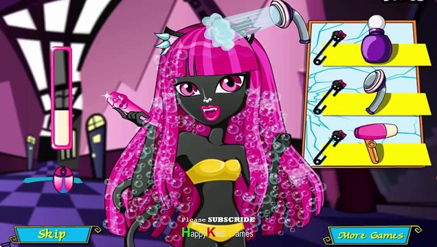 Monster High Games - MONSTER HIGH CATTY NOIR HAIRSTYLES GAME - Game Walkthrough