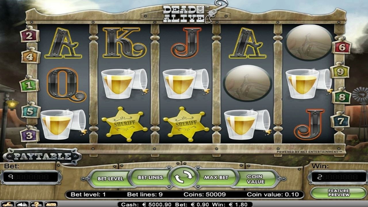 FREE Dead or Alive ™ slot machine game preview by Slotozilla.com