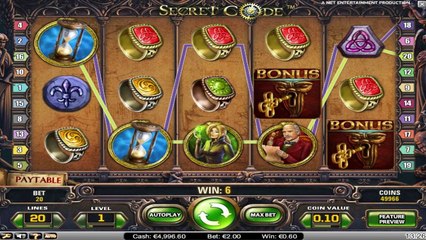 Secret Code ™ free slots machine game preview by Slotozilla.com