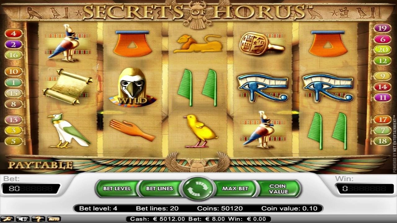FREE Secrets of Horus ™ slot machine game preview by Slotozilla.com