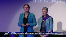 AFPTV journalist wins award for C.Africa conflict footage