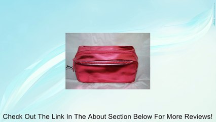 Bare Escentuals Minerals Shiny Pink Expandable Makeup Bag Review