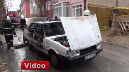 Para Vermeyen Dayısının Aracını Yaktı