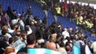 Scontri Tifosi Lazio vs Roma in tribuna Tevere