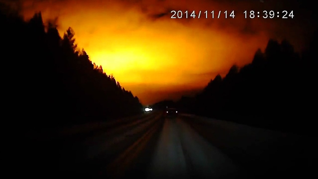 Explosion de météorite