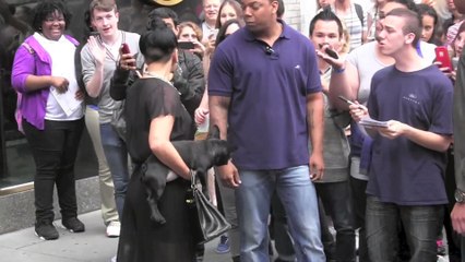 Lady Gaga steps out in her bra in NYC
