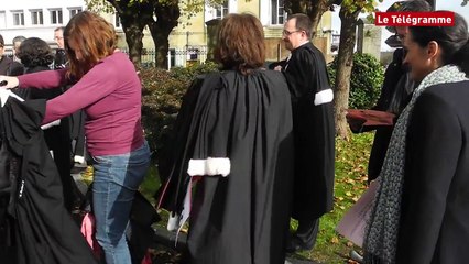 Quimper. Les avocats contre la loi Macron