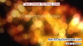 My Paid Online Writing Jobs Review (+ instant access)