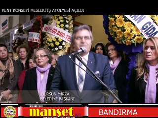 KENT KONSEYİ İŞ ATÖLYESİ AÇILDI