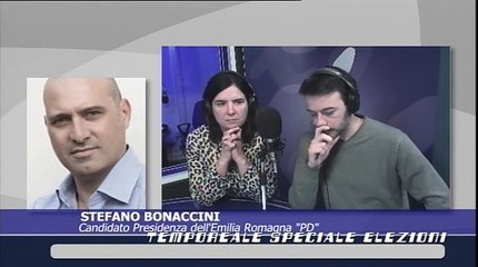 Icaro Tv. Regionali. Stefano Bonaccini, PD