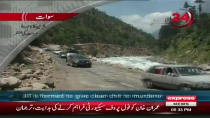 Road Condition from Bahrain to Kalam by sherin zada