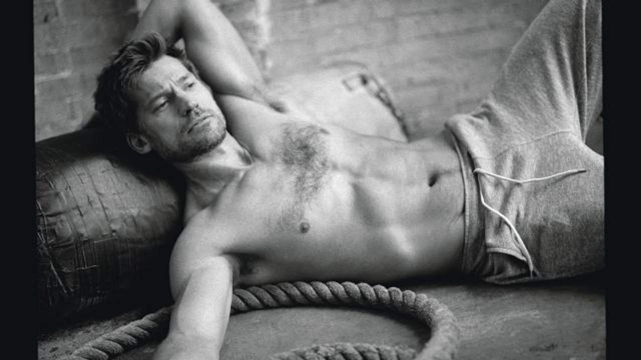 Details Celebrities - Behind the Scenes at Nikolaj Coster-Waldau's Details Cover Shoot
